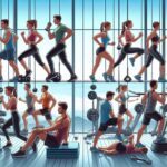 People doing cardio vs people doing strength training
