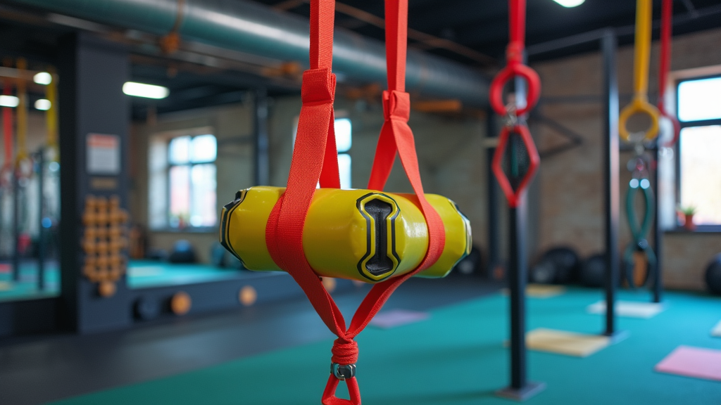 Bungee Fitness setup with a harness and cord