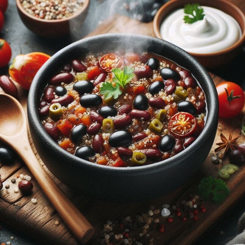 Black Bean & Quinoa Chili