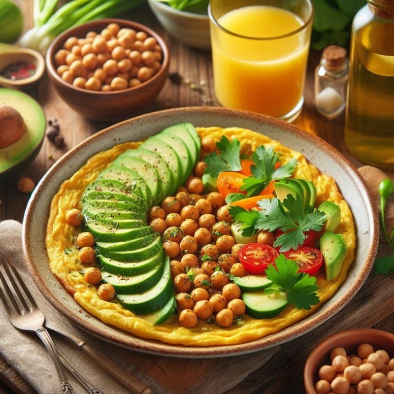 Chickpea Omelet