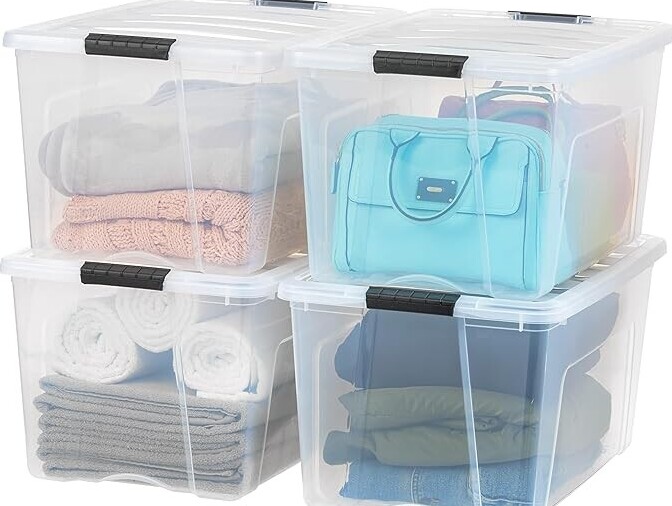 Storage Bins with Lids